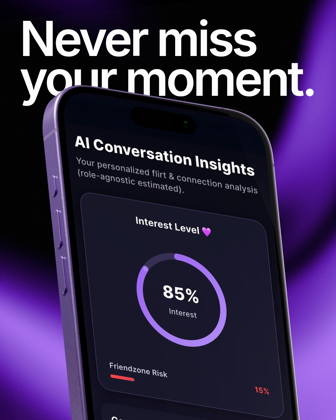 FlirtyIQ — mockup