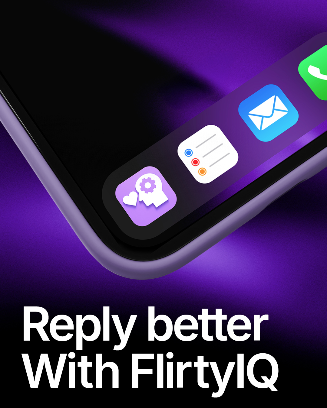 FlirtyIQ — mockup